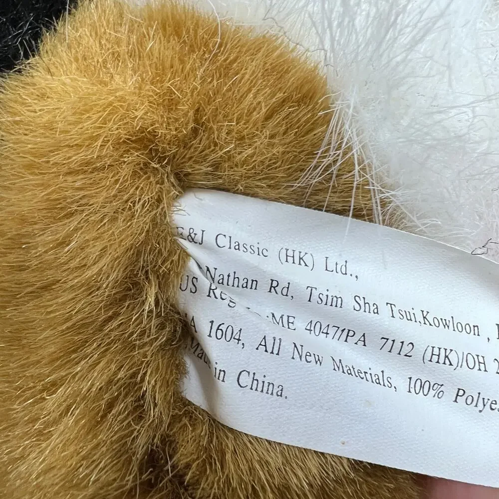E&J Classic Plush Bernese‎ Mountain Dog Realistic Poseable 14” Stuffed Puppy